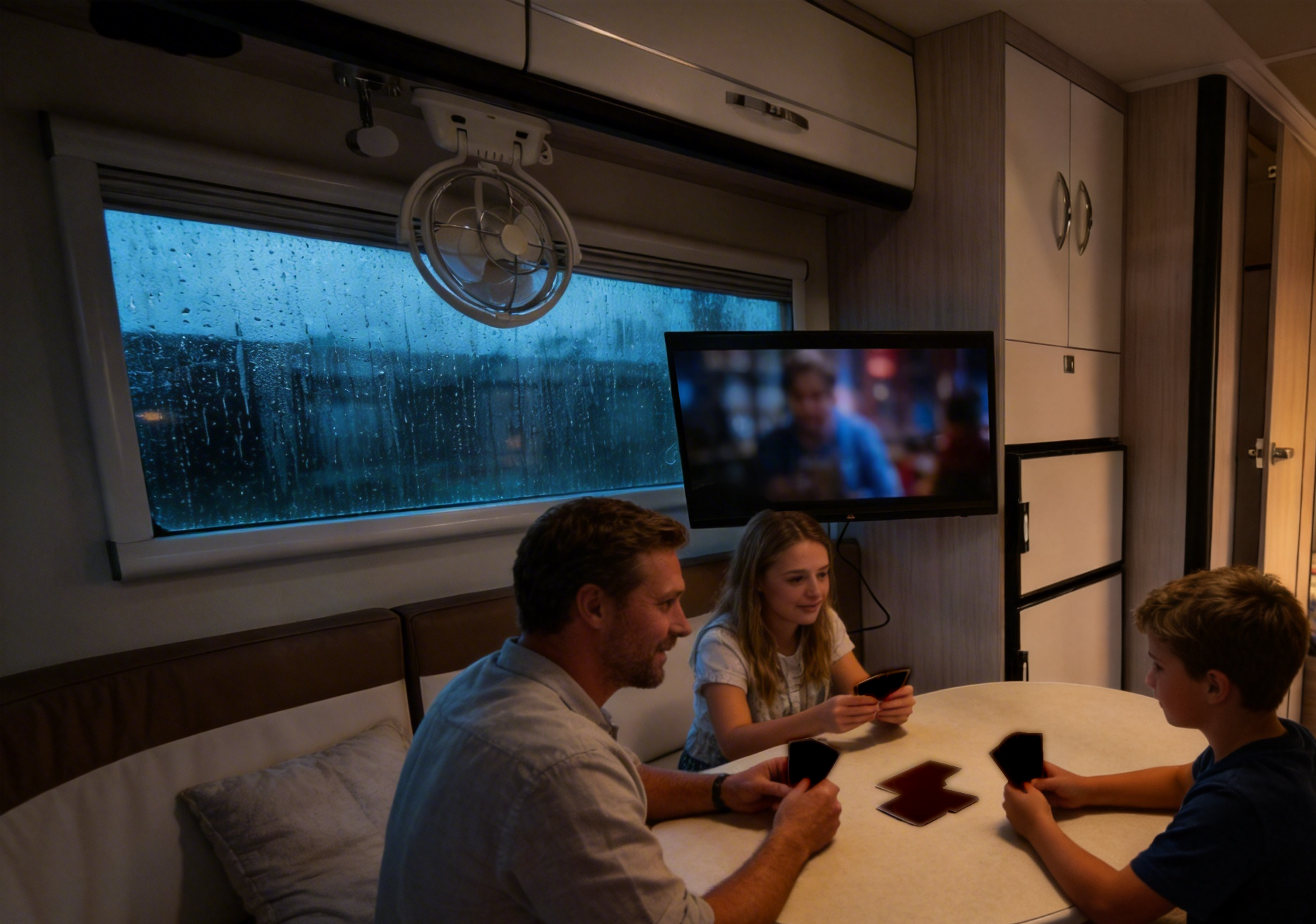 Interior of Fantasy Caravan Mystic 12F