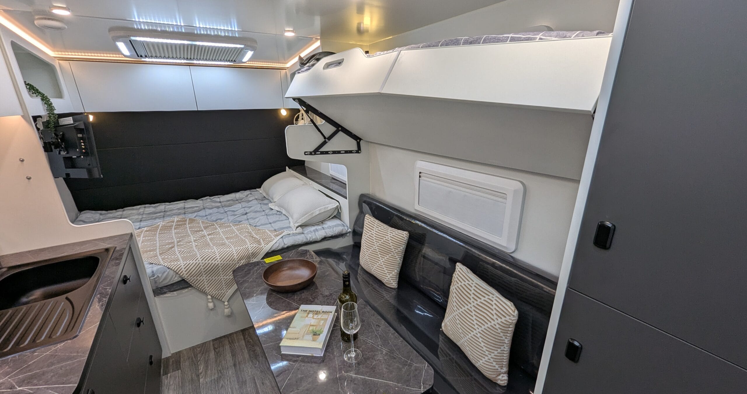 Interior of Fantasy Caravan Skyline 16F