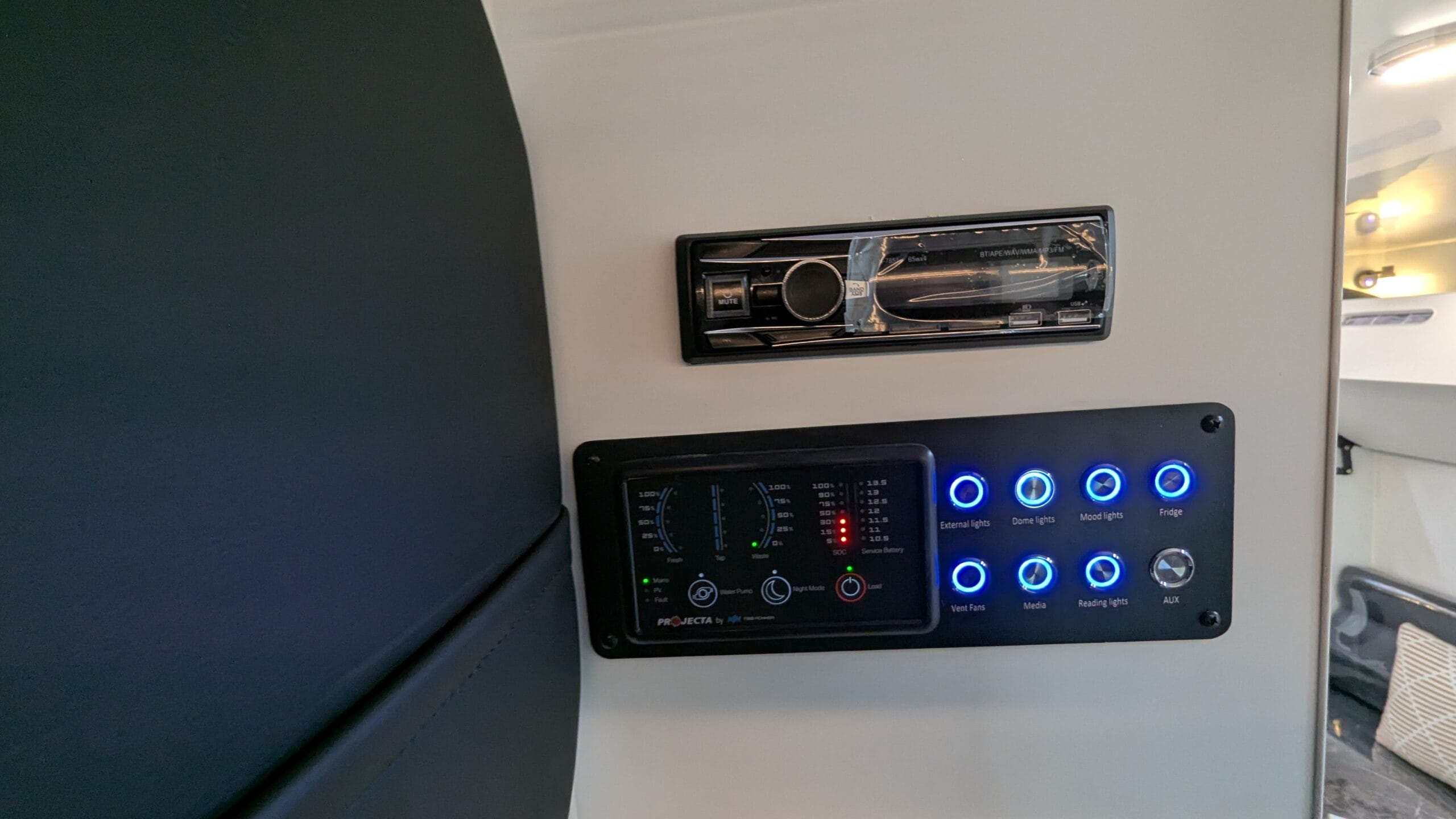 Interior of Fantasy Caravan Skyline 16F