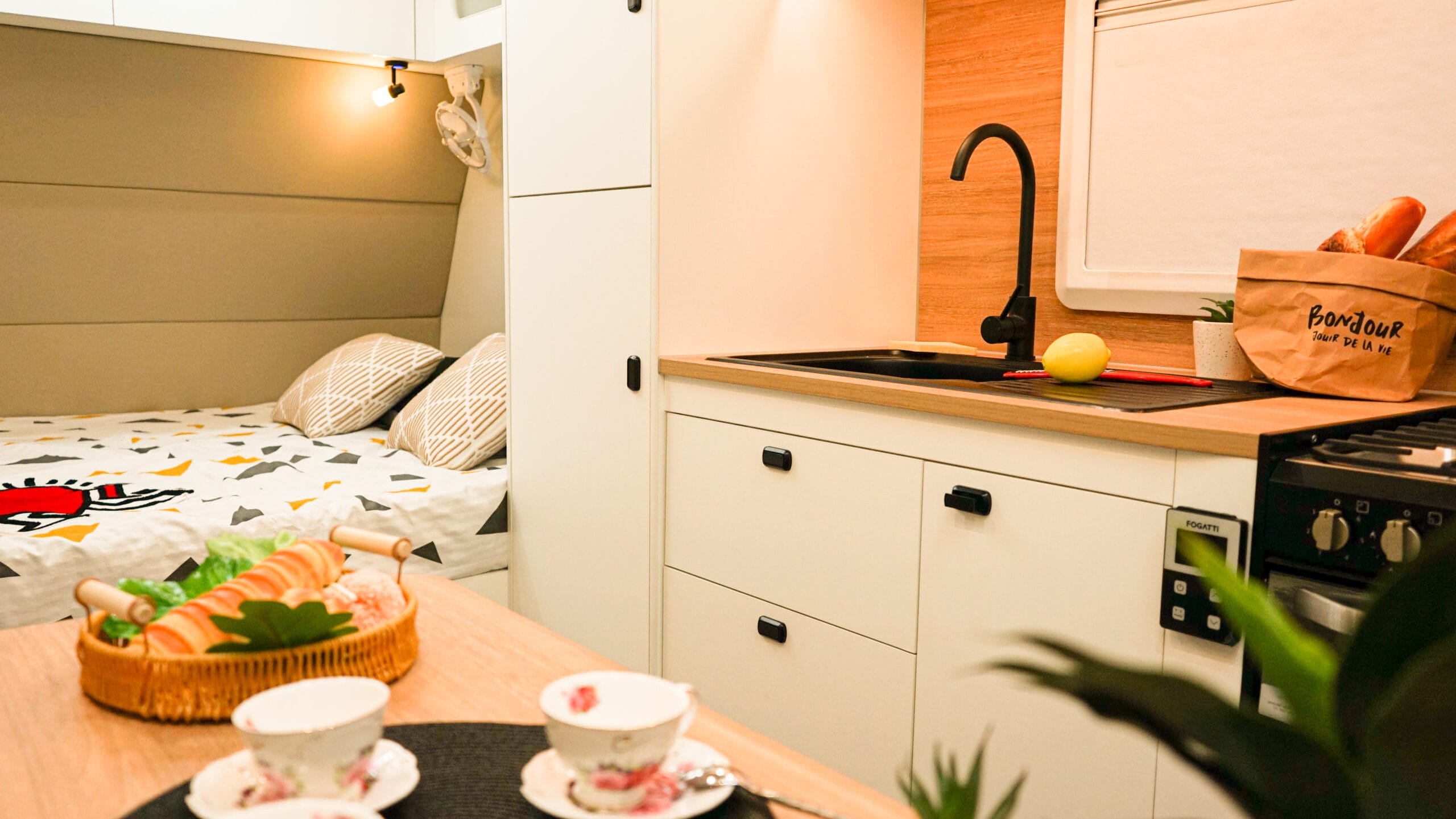 Interior of Fantasy Caravan Skyline 20F