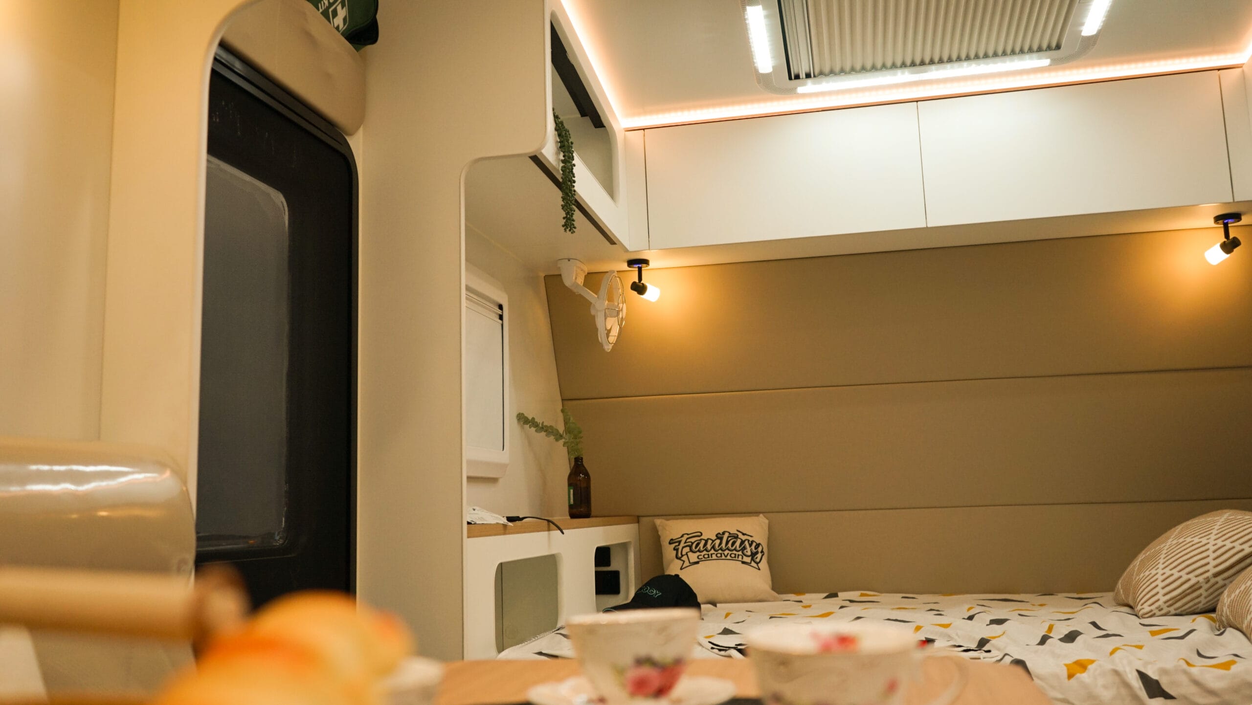 Interior of Fantasy Caravan Skyline 20F