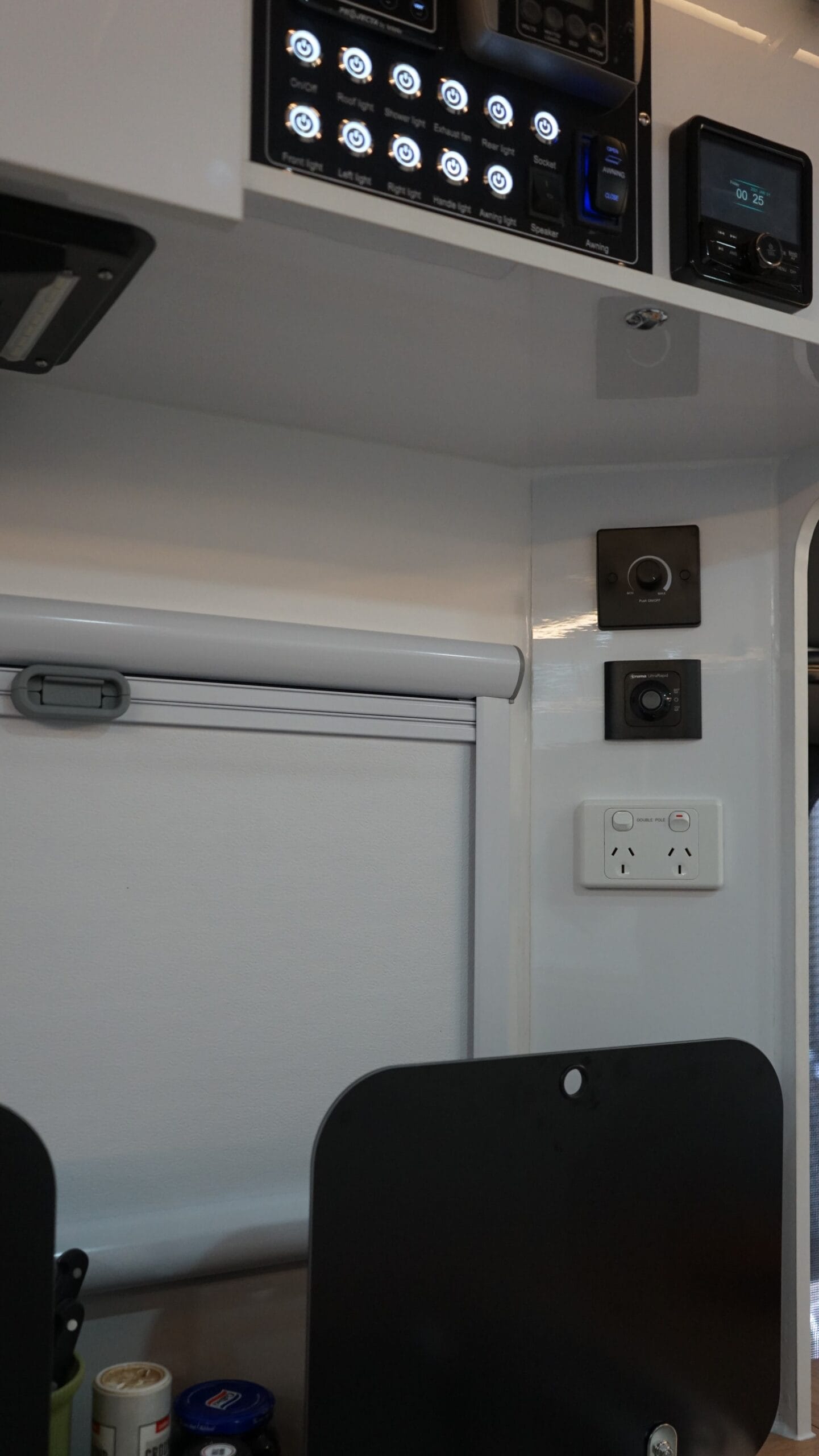 Interior of Fantasy Caravan Toy Hauler 19