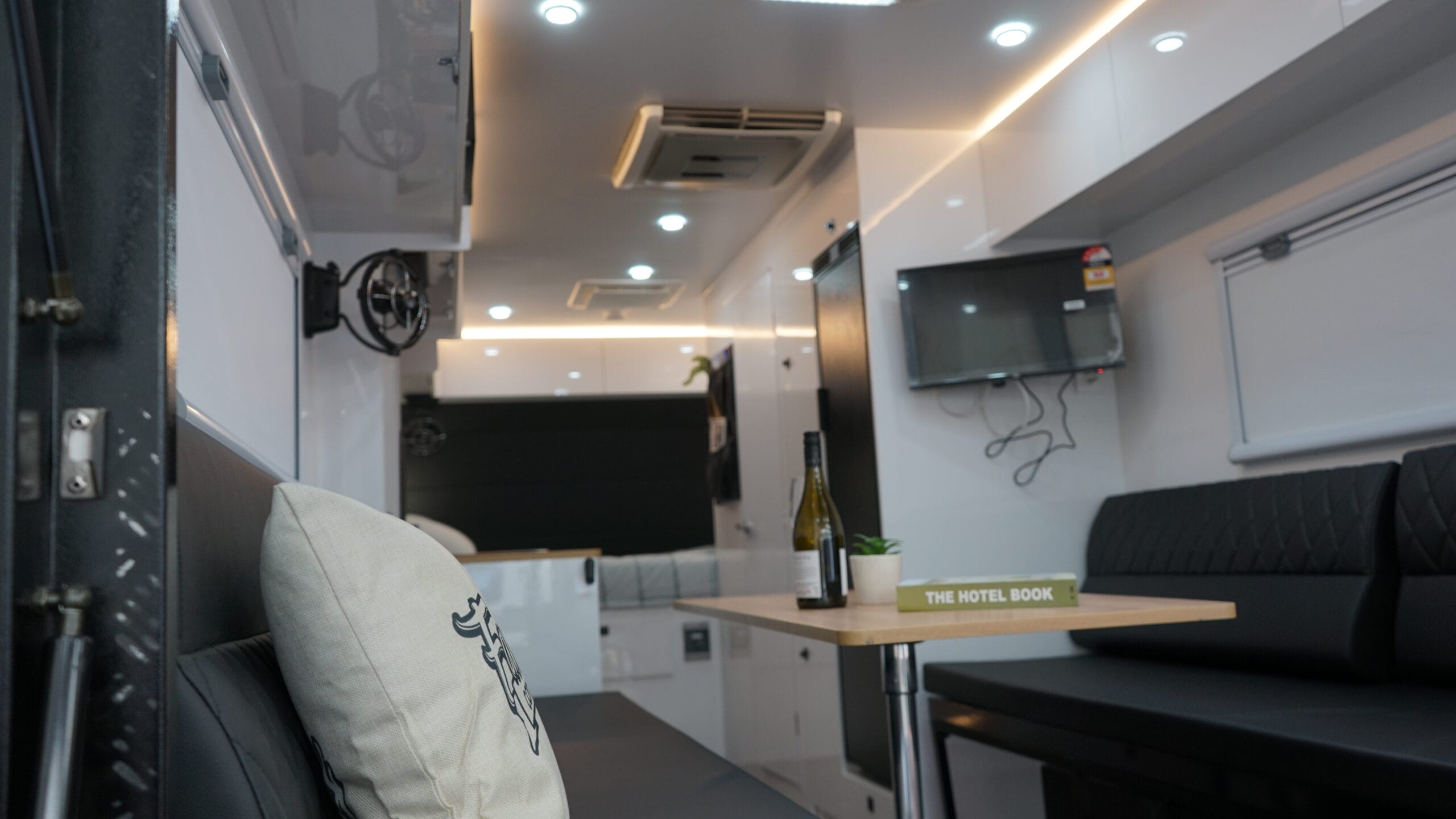 Interior of Fantasy Caravan Toy Hauler 19