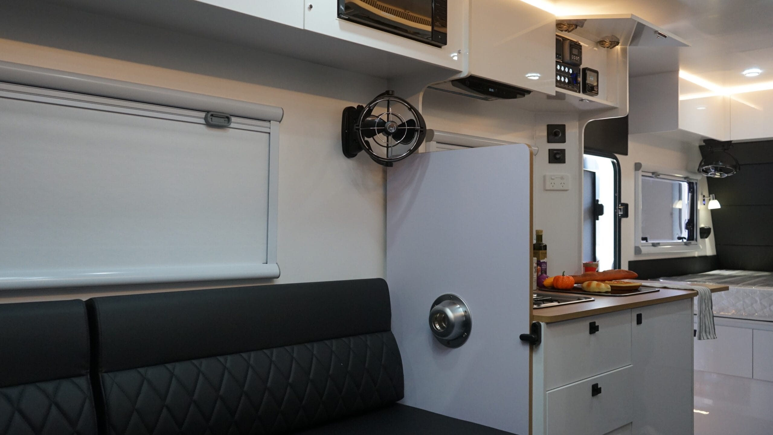 Interior of Fantasy Caravan Toy Hauler 19