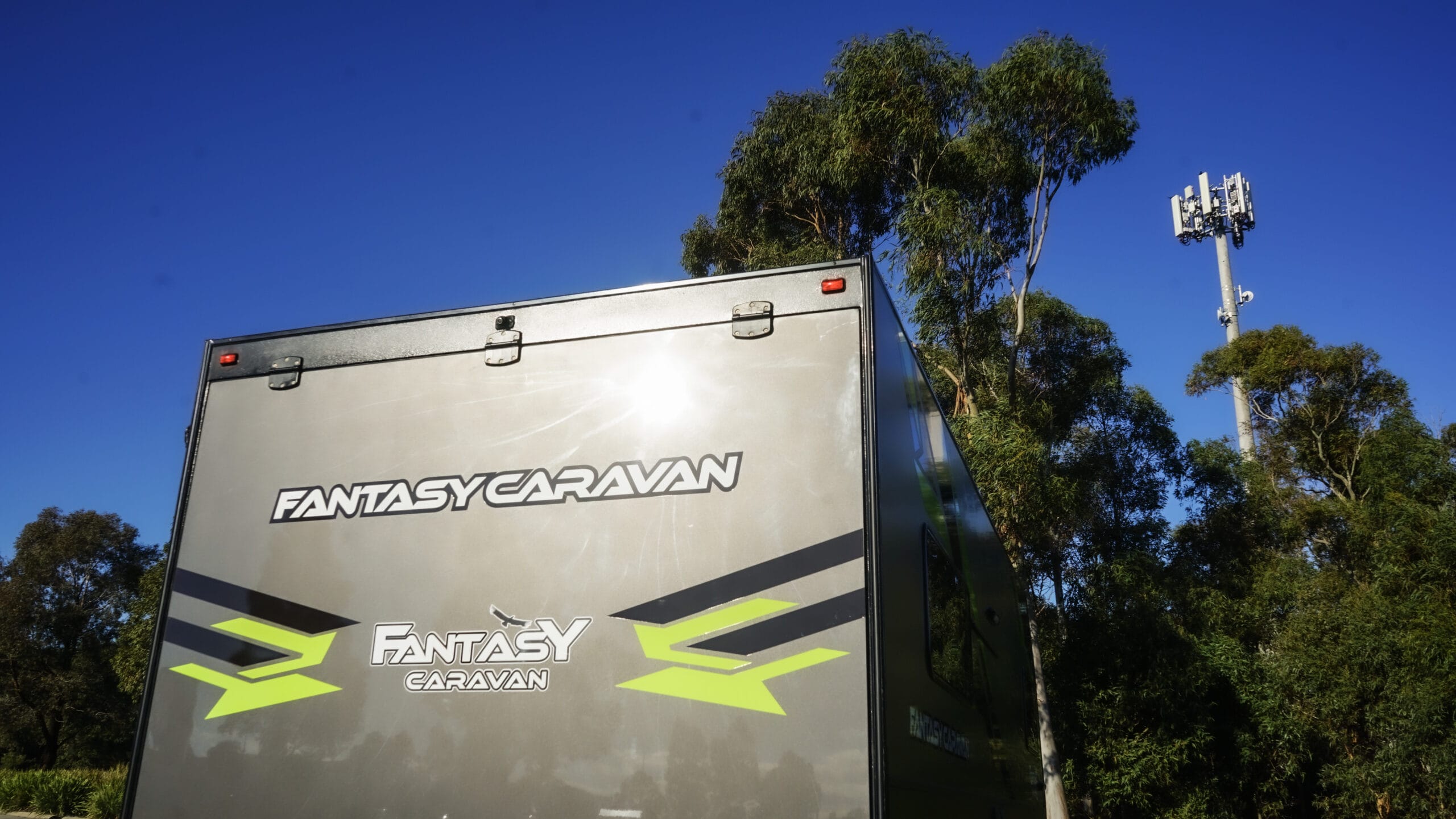 Exterior of Fantasy Caravan Toy Hauler 19