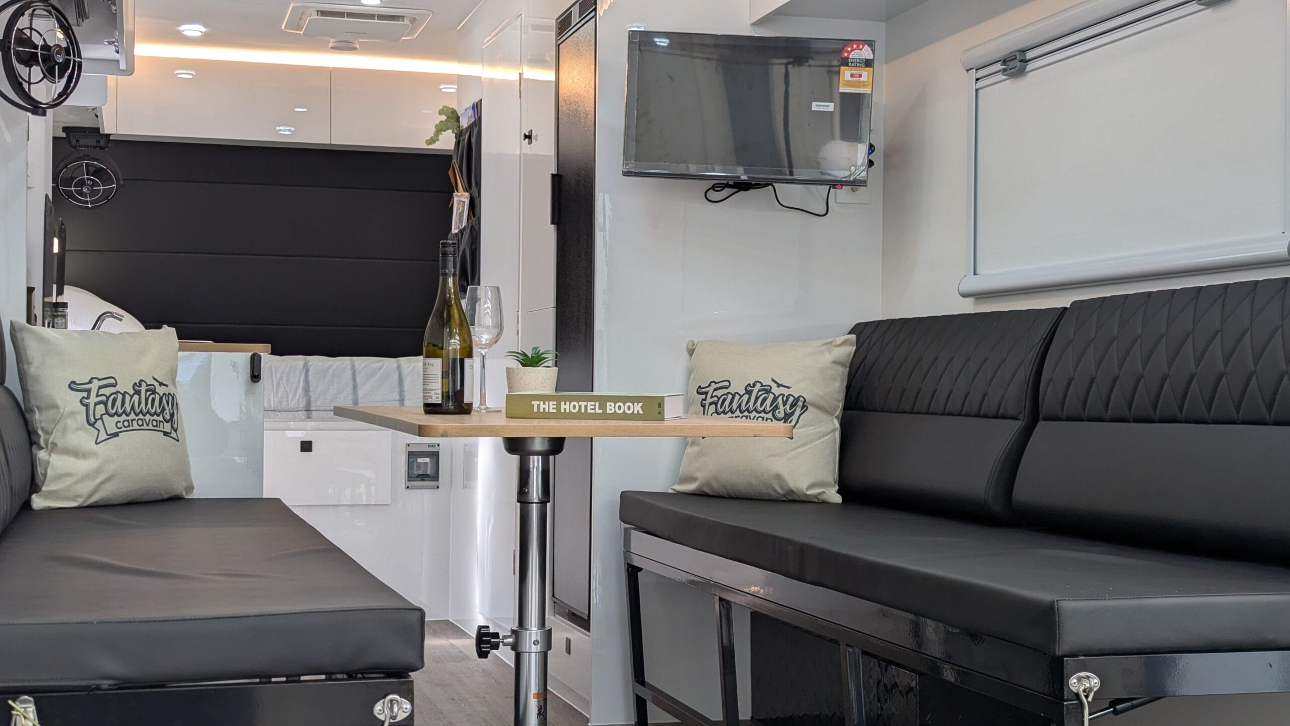 Interior of Fantasy Caravan Toy Hauler 19