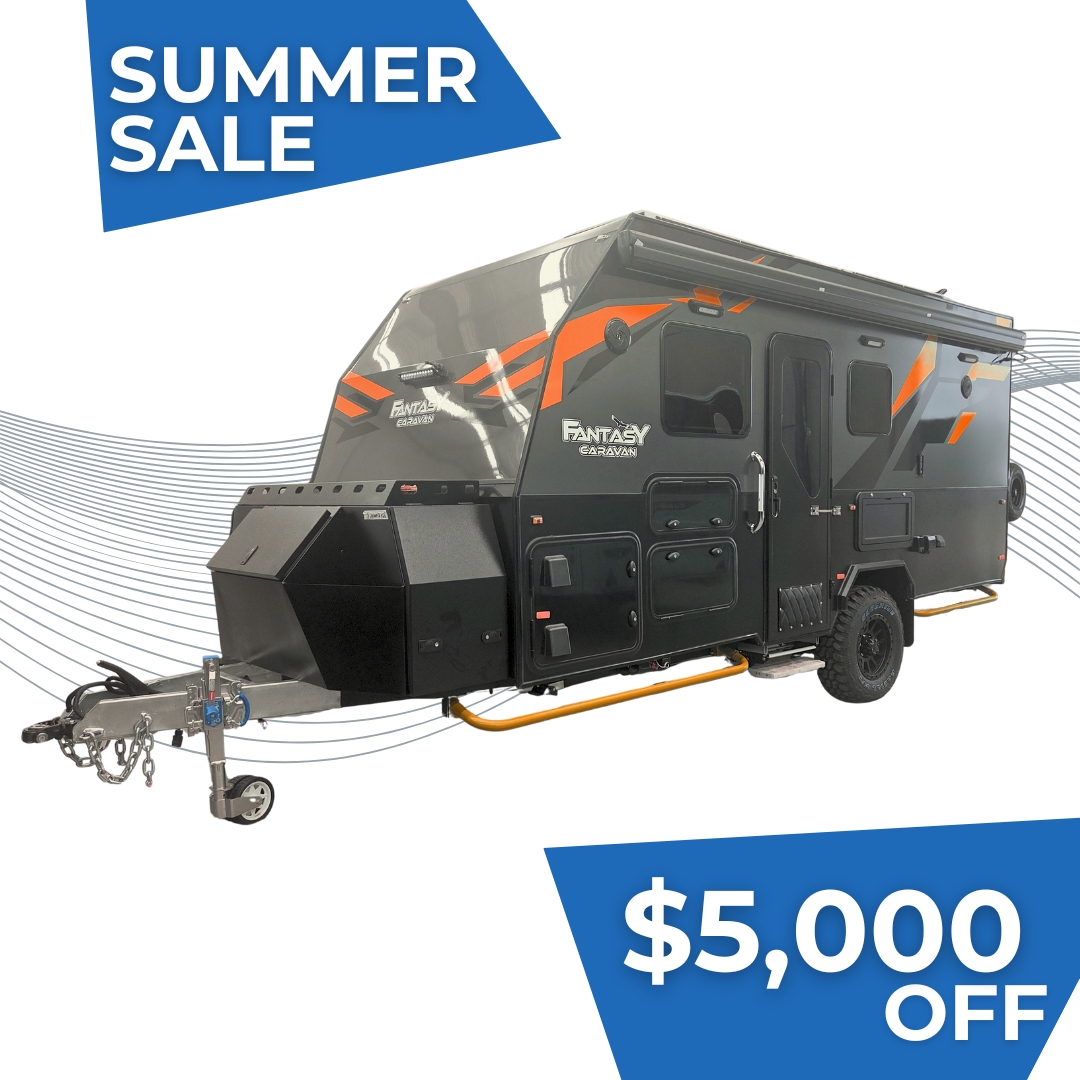 16ft 2-Berth Caravan | Fury-16D Hybrid Camper