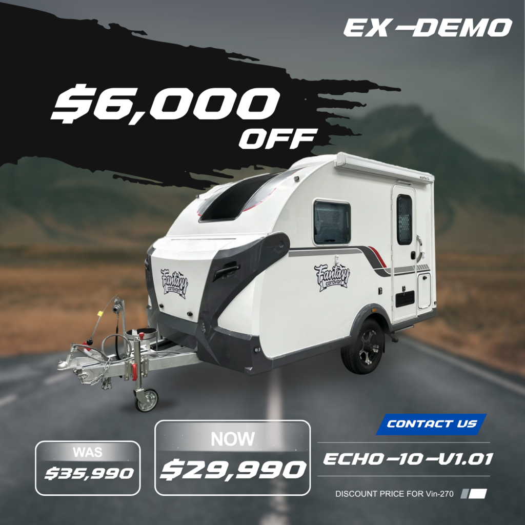 Ex-demo Echo 10 caravan clearance deal