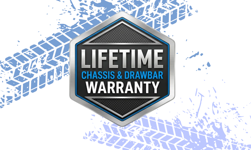 Lifetime chassis and drawbar warranty