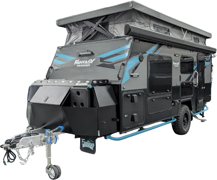 Frontier 48V pop-top hybrid caravan